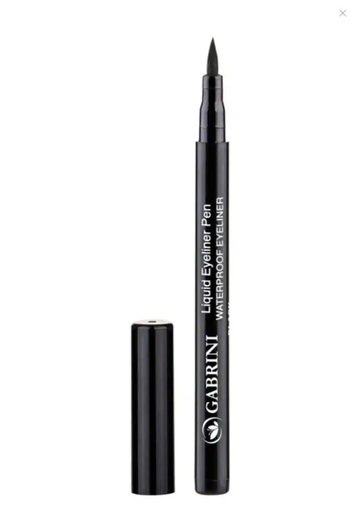Gabrini Liquid Siyah Eyeliner: Uzun Süre Kalıcı, Suya Dayanıklı ve Kolay Uygulamalı
