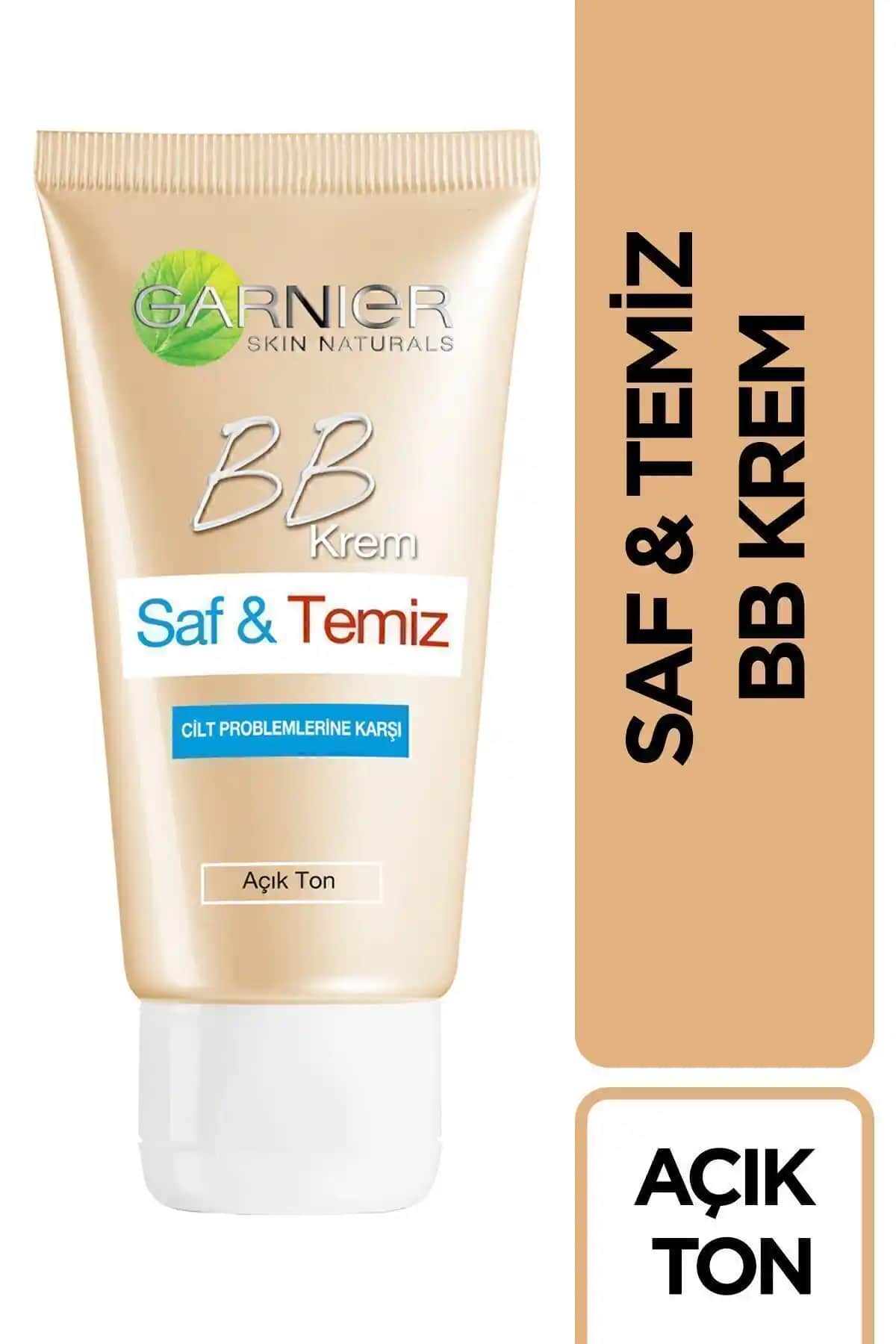 Garnier Saf & Temiz BB Krem Açık Ton SPF 15 ile doğal ve pürüzsüz cilt sağlar