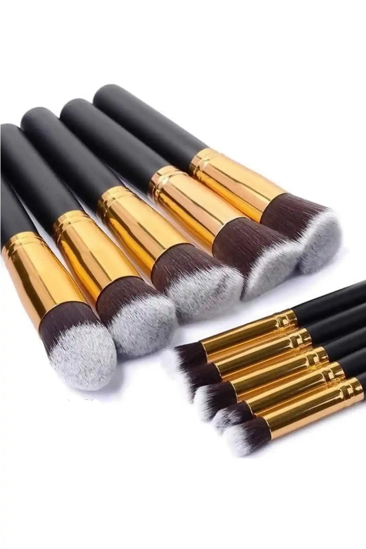 Gold Beauty Profesyonel Makyaj Fırça Seti: Çok Fonksiyonlu ve Şık Tasarımla Makyaj Deneyimini Yükseltin