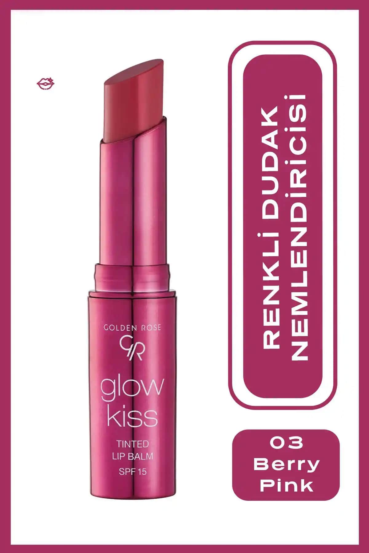 Golden Rose Glow Kiss Renkli Dudak Nemlendirici No: 03 Berry Pink Ürün Tanıtımı