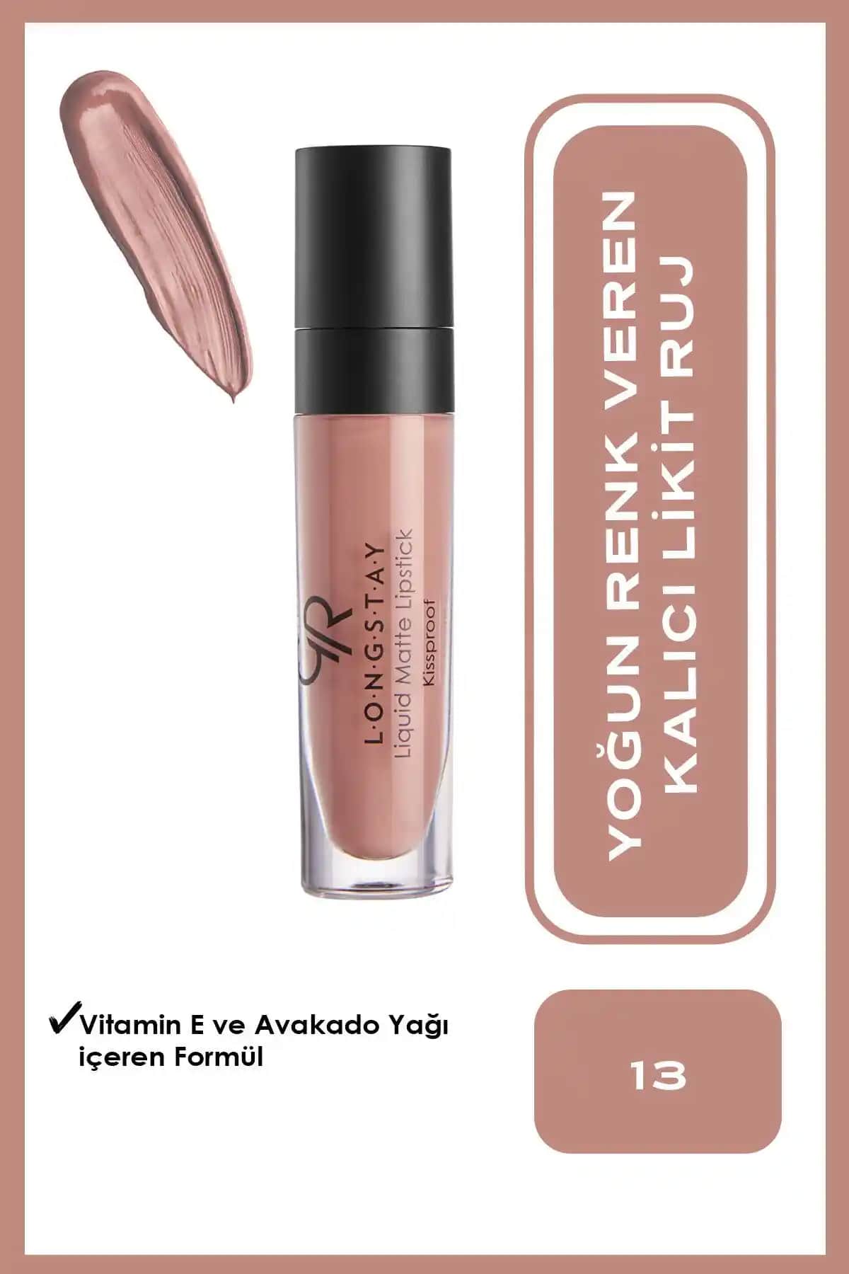 Golden Rose Longstay Likit Mat Ruj No: 13 Apricot Nude Özellikleri ve Kullanım İpuçları