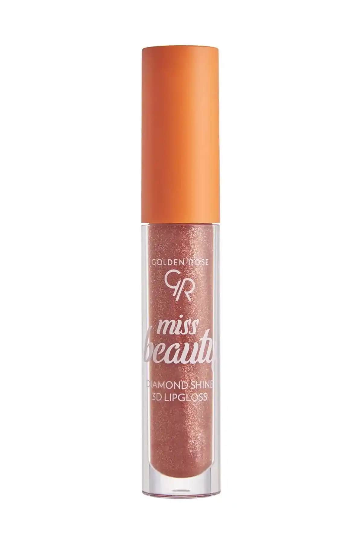 Golden Rose Miss Beauty Diamond Shine 3D Lipgloss No:03 Sunkissed ile doğal ve parlak dudaklar elde edin