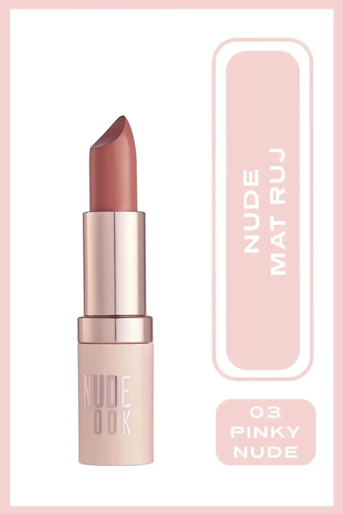 Golden Rose Nude Look Perfect Matte Ruj: Doğal ve Şık Dudaklar İçin Modern Çözüm