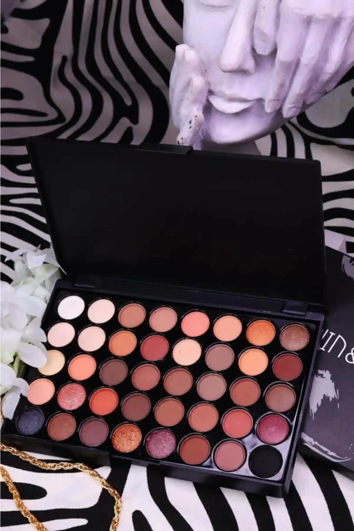 Göz Farı Paletleri Karşılaştırması: MUJGAN 40'lı ve Roesıa Rose Mini Color