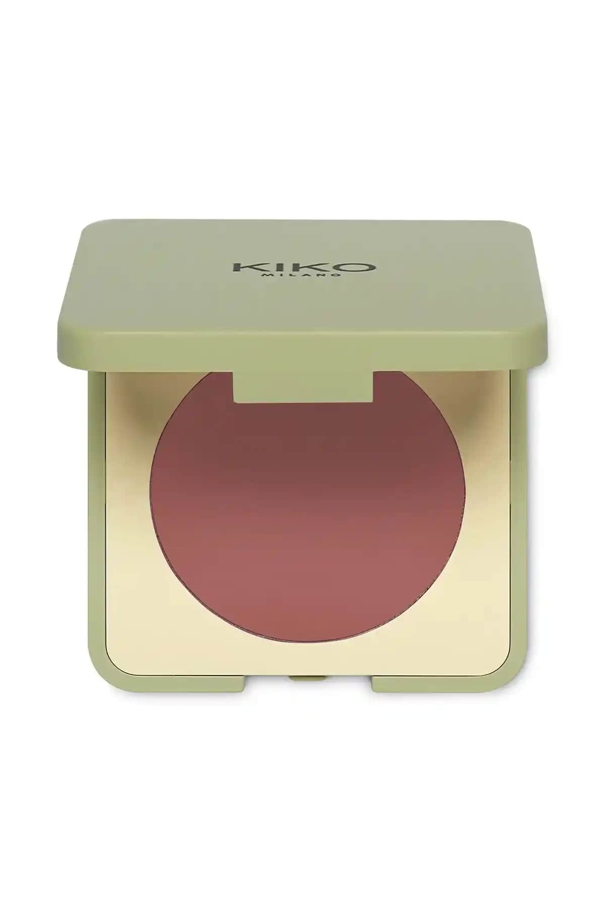 KIKO Kompakt Allık New Green Me Blush 102 Soft Mauve Doğal ve Kalıcı Makyaj Ürünü