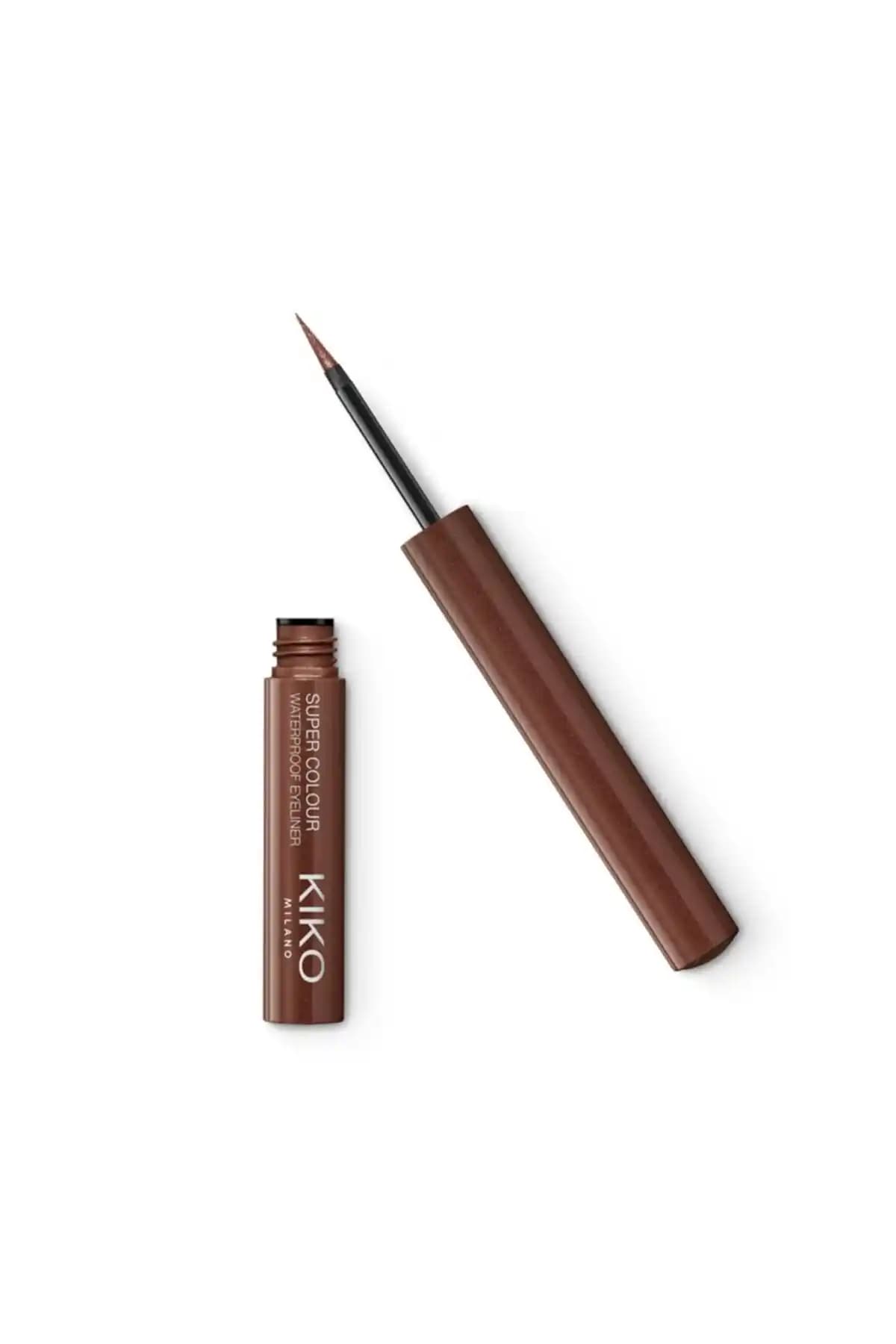 KIKO Super Colour Waterproof Eyeliner: Kalıcı ve Doğal Kahverengi Sıvı Eyeliner