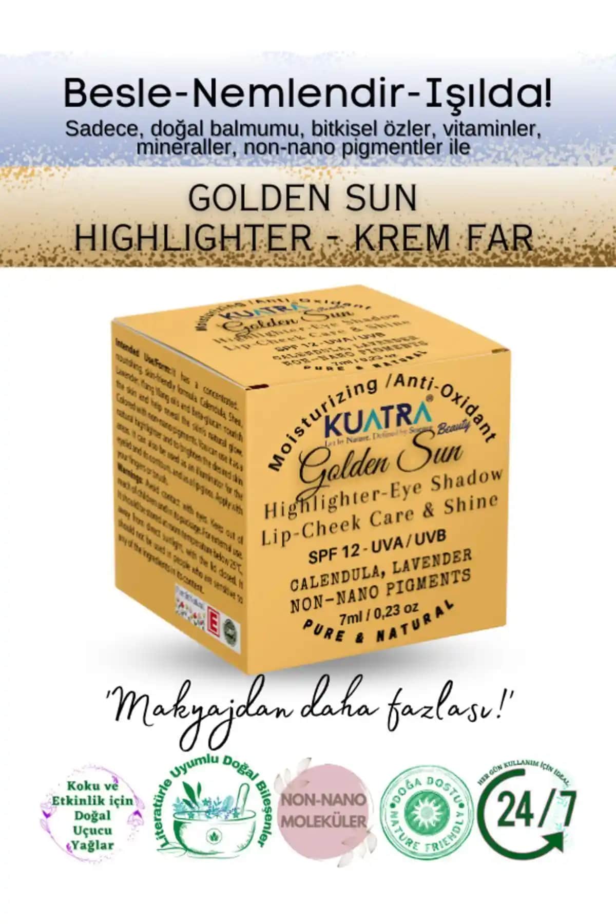 Kuatra Golden Sun Doğal Mineral Nemlendirici ve Aydınlatıcı Ürün İncelemesi