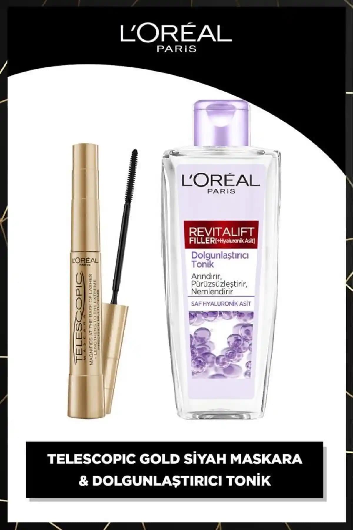 L'Oreal Paris Güzellik Ürünleri: Telescopic Maskara ve Revitalift Tonik Özellikleri