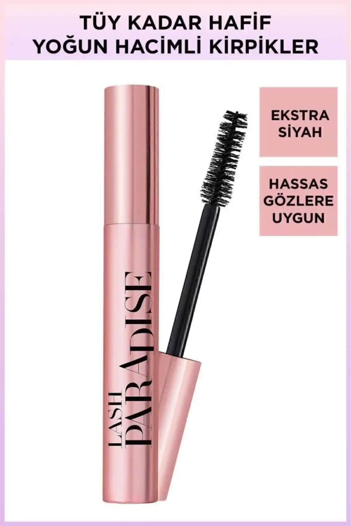 L'Oreal Paris Lash Paradise Intense Black Maskara: Hacim ve Uzunluk Sağlayan Doğal Görünüm