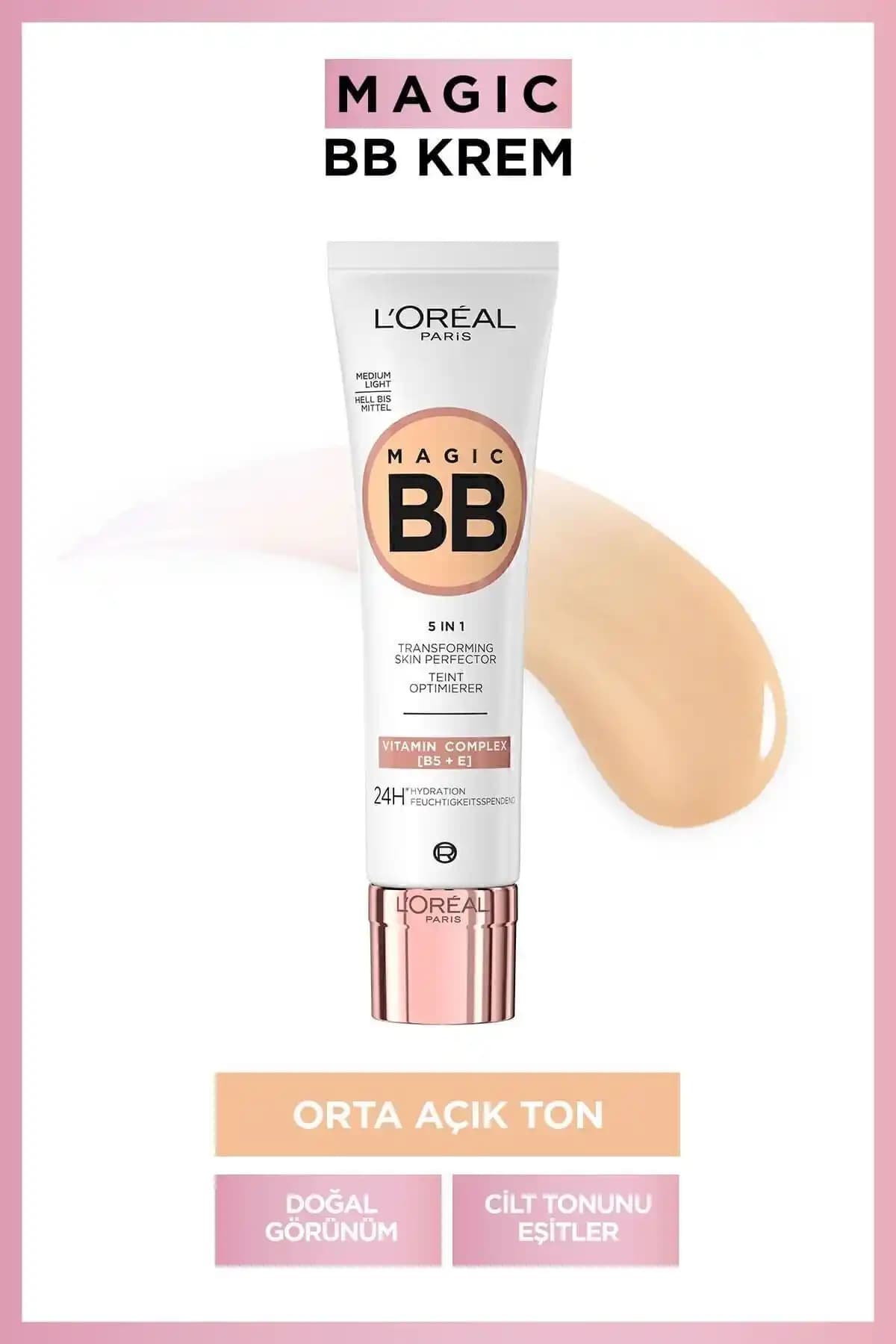 L'Oréal Paris Magic BB Renkli Nemlendirici Krem - Günlük Doğal ve Işıltılı Görünüm Sağlar