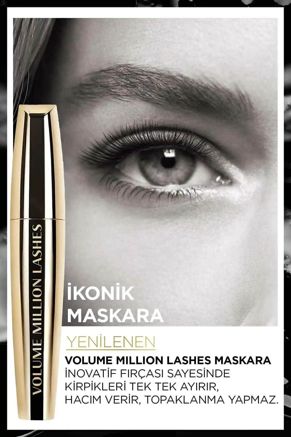 L'Oreal Paris Maskara Karşılaştırması Ekstra Volume Collagene ve Volume Million Lashes