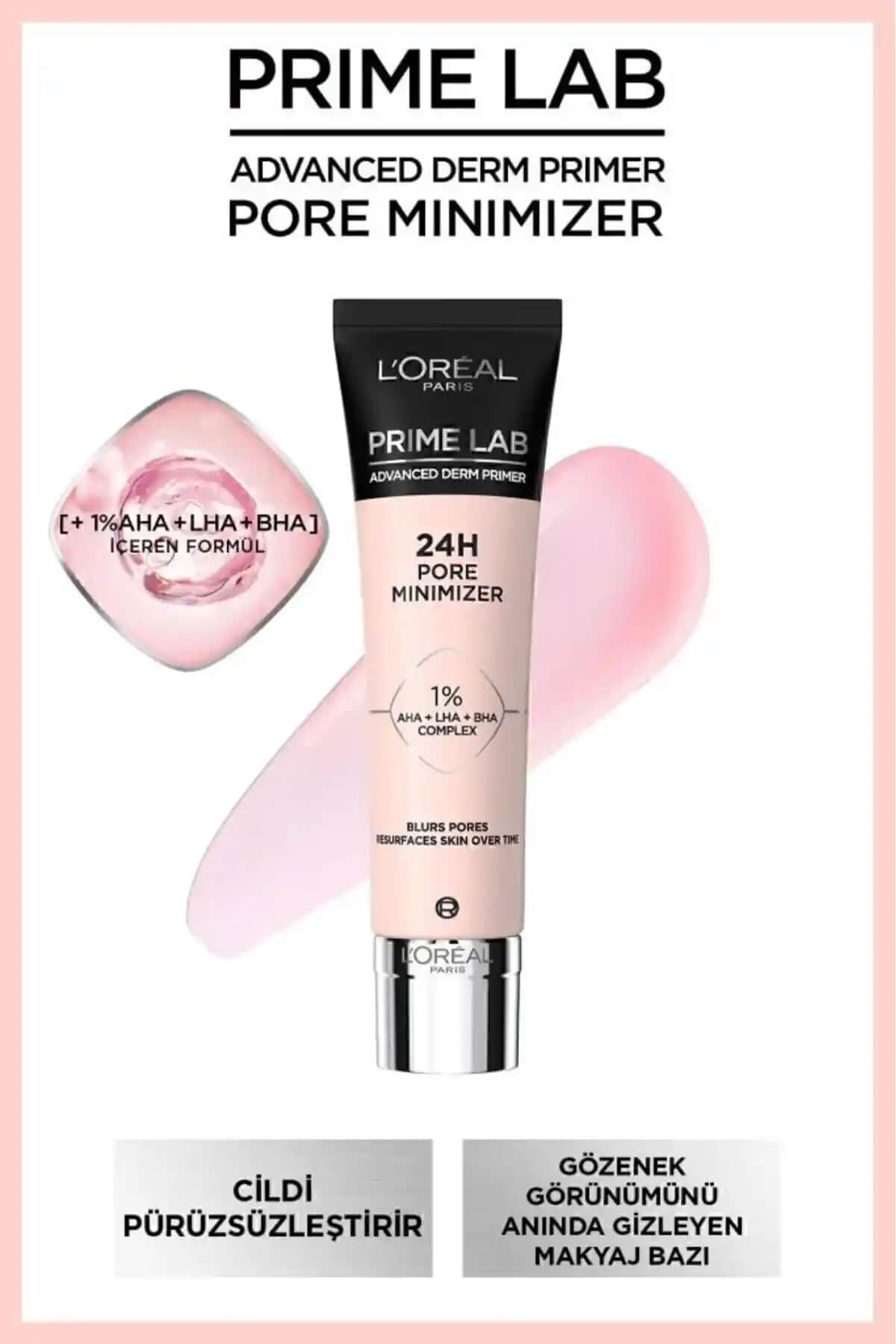 L'Oréal Paris Prime Lab Pore Minimizer Gözenekleri Küçültücü ve Cilt Pürüzsüzleştirici Baz