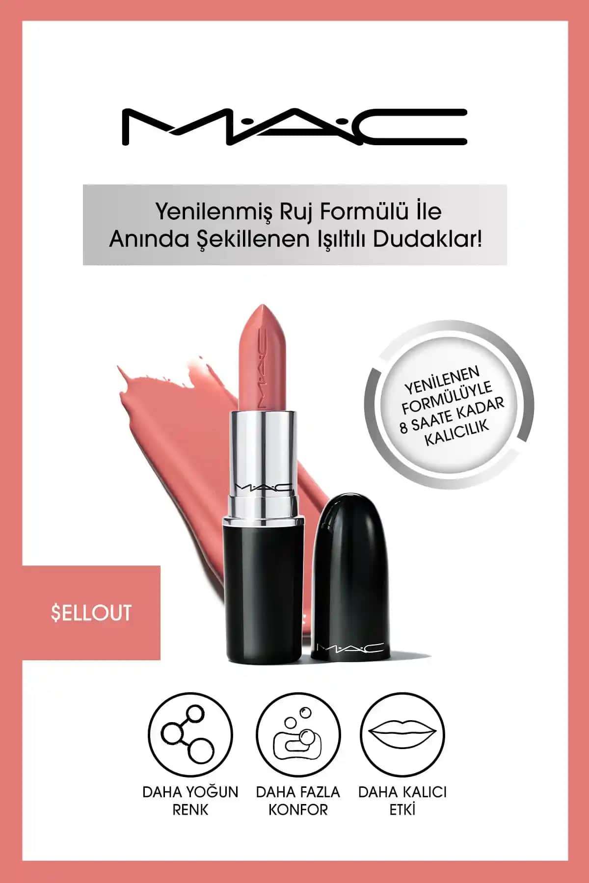Mac Lustreglass Sheer-Shine Dudak Parlatıcı: Doğal ve Parlak Dudaklar İçin Günlük Kullanım Rujları