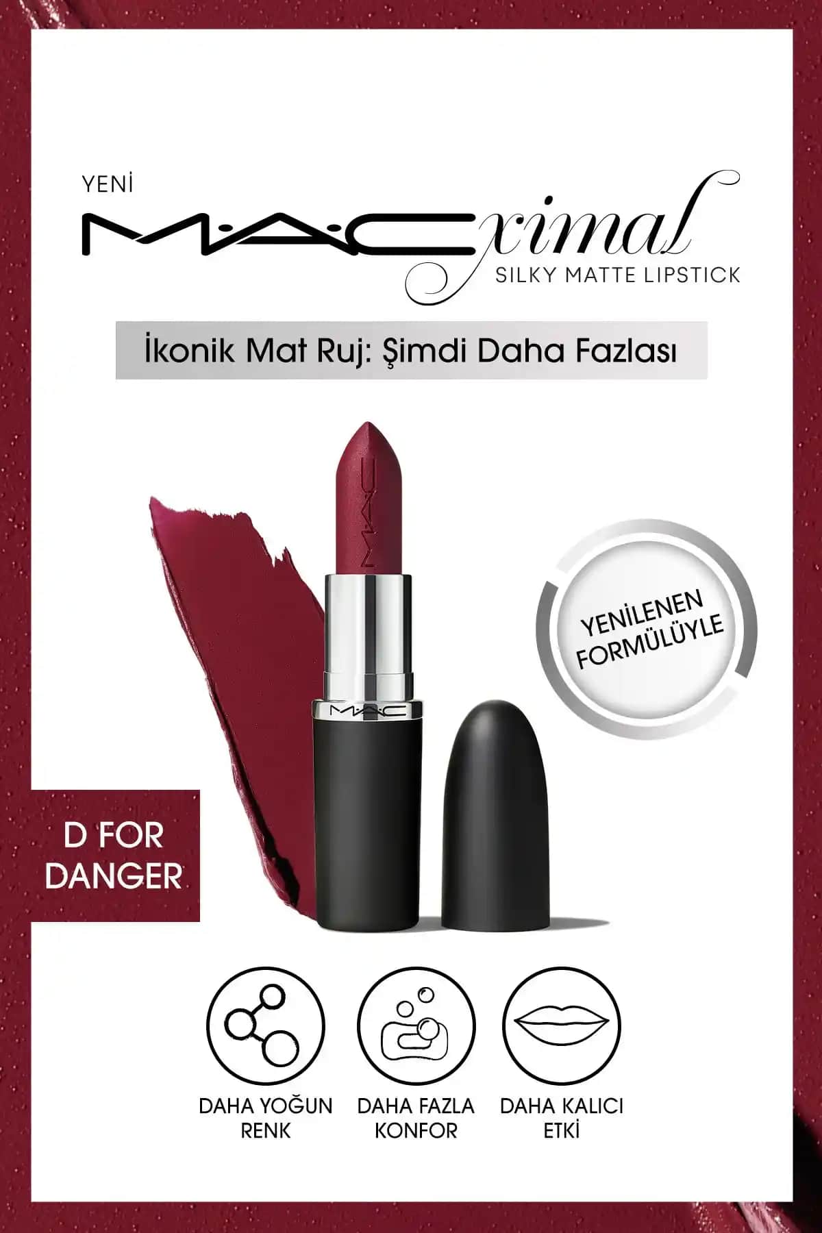 Mac M·a·cxımal Silky Matte Dudak Rujuyla Şık ve Kalıcı Makyaj Deneyimi