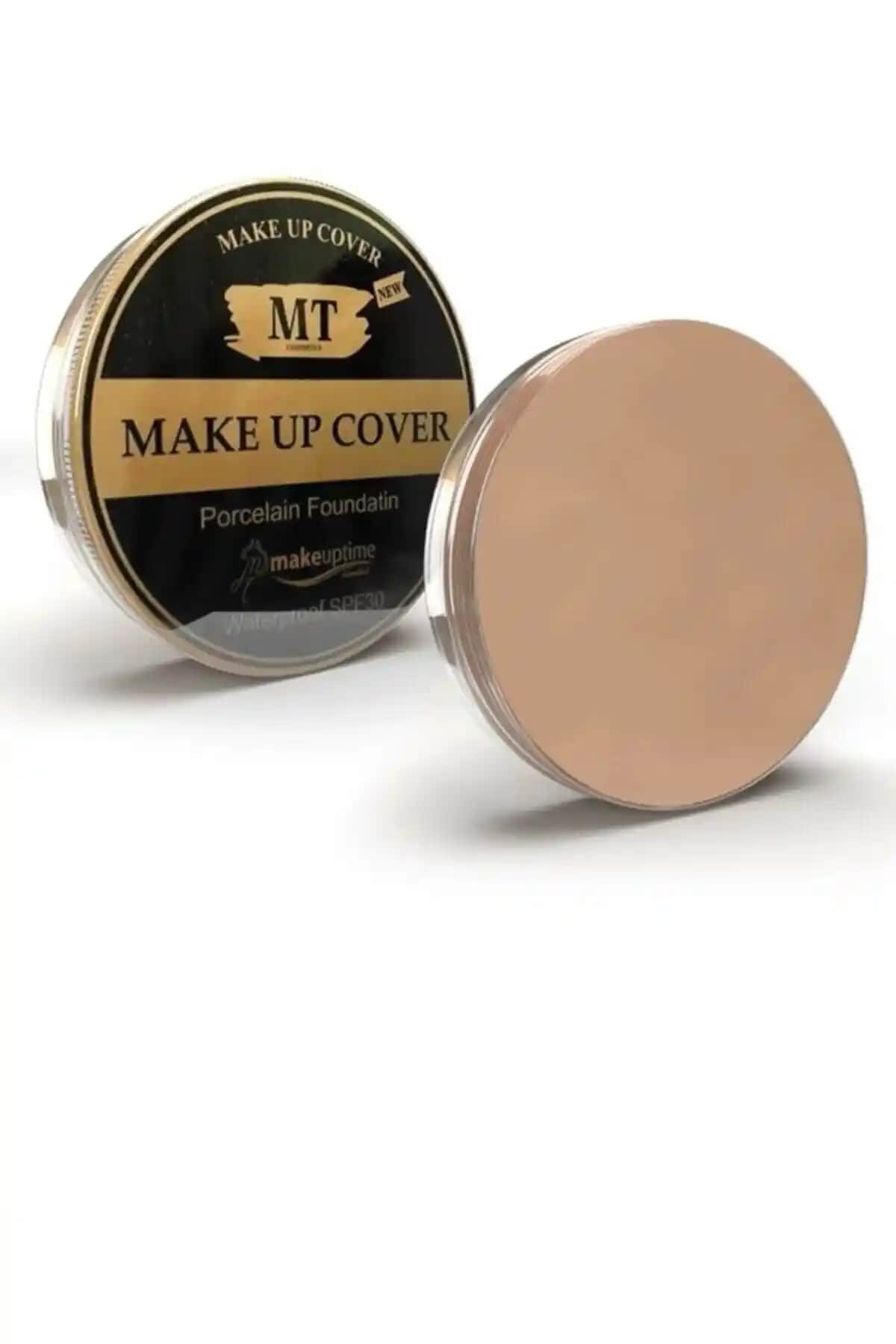 Makeuptime Make Up Cover Porselen Fondöten Kapatıcı 10 Yüksek Kapatıcılık ve Dayanıklılık Sağlar