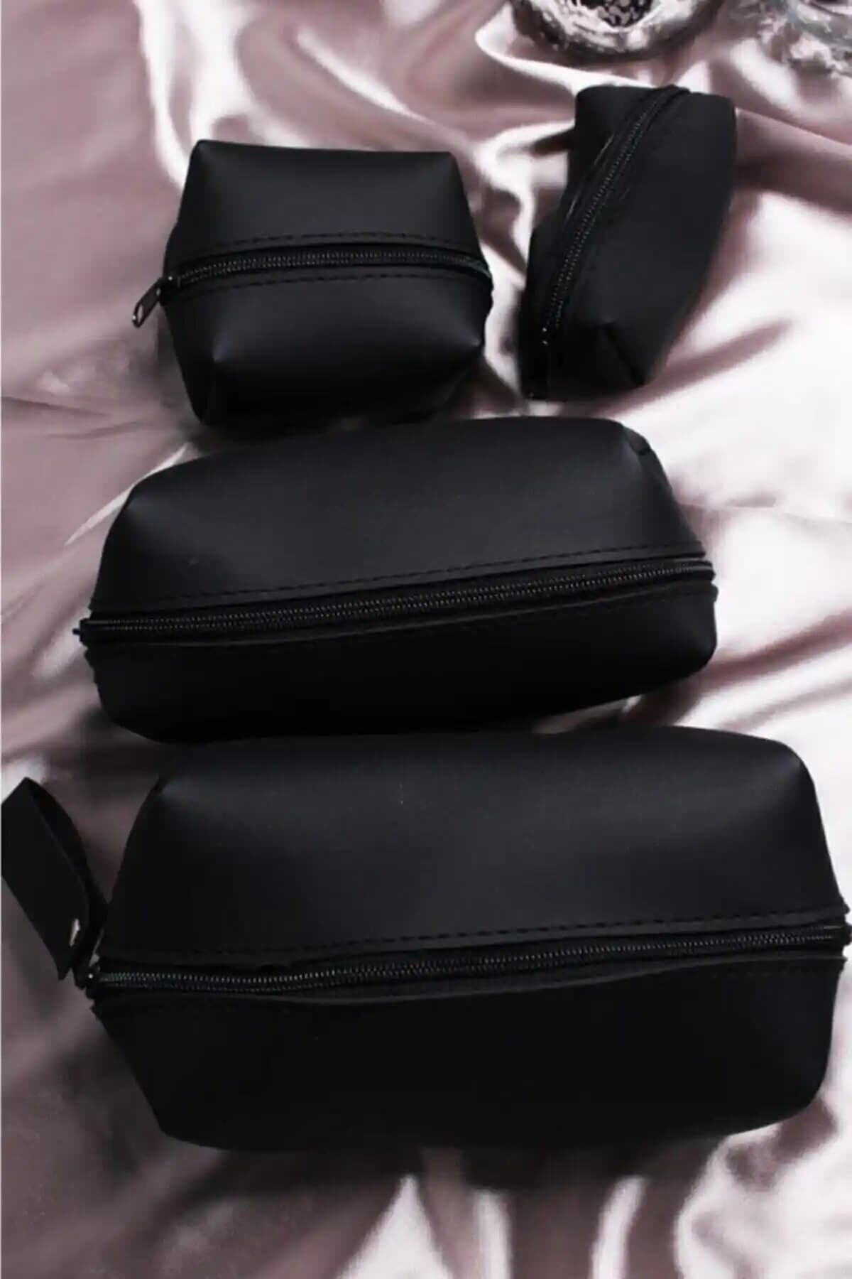 Makyaj Çantası Karşılaştırması: Sildne Siyah ve Woys Bags Şeffaf Setleri