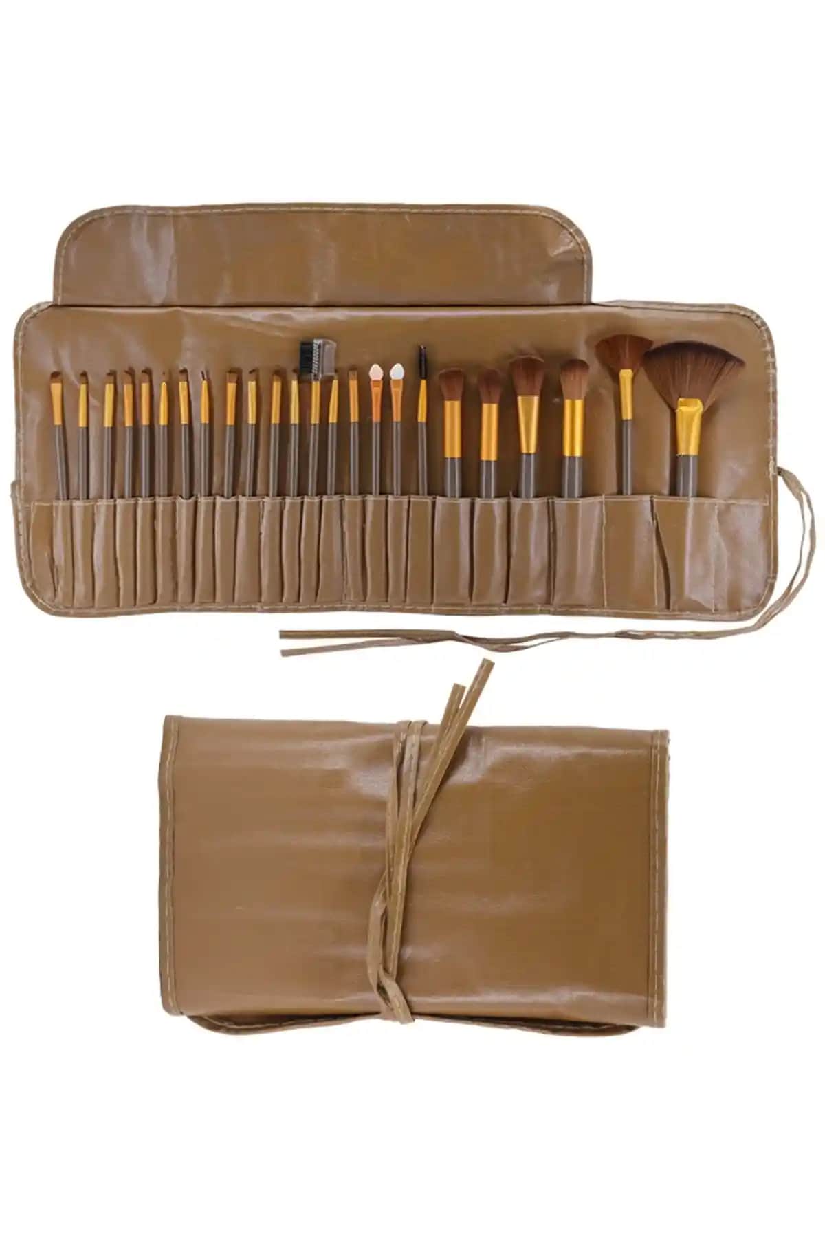 Makyaj Fırça Setleri Karşılaştırması: MUJGAN 24'lü Deri Çantalı ve Silindir Setleri