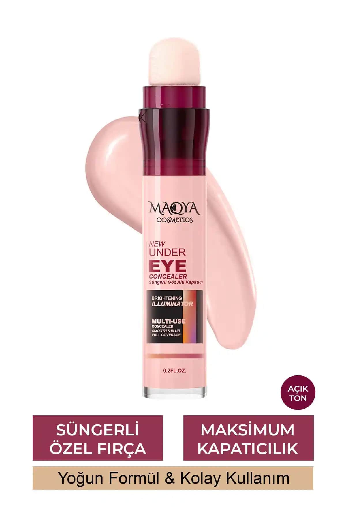 MAQYA Cosmetics ve Maybelline Kapatıcı Karşılaştırması Hangi Ürün Daha Uygun