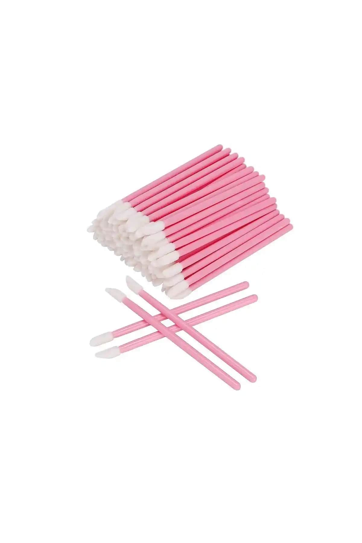 Master Lashes 50li Kaş Kirpik Dudak Ruj Aplikatörü Profesyonel Makyaj Araçları Seti