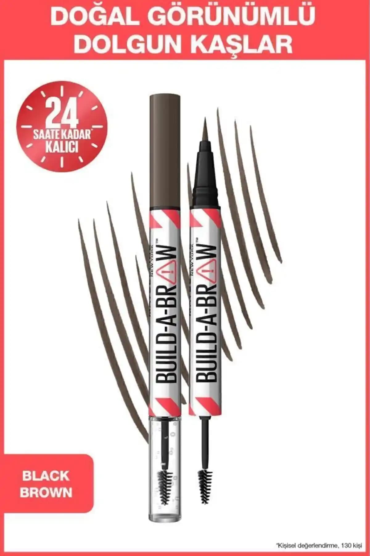 Maybelline New York Build a Brow 2in1 Kaş Kalemi ve Jeli: Doğal ve Kalıcı Kaşlar İçin Yenilikçi Çözüm