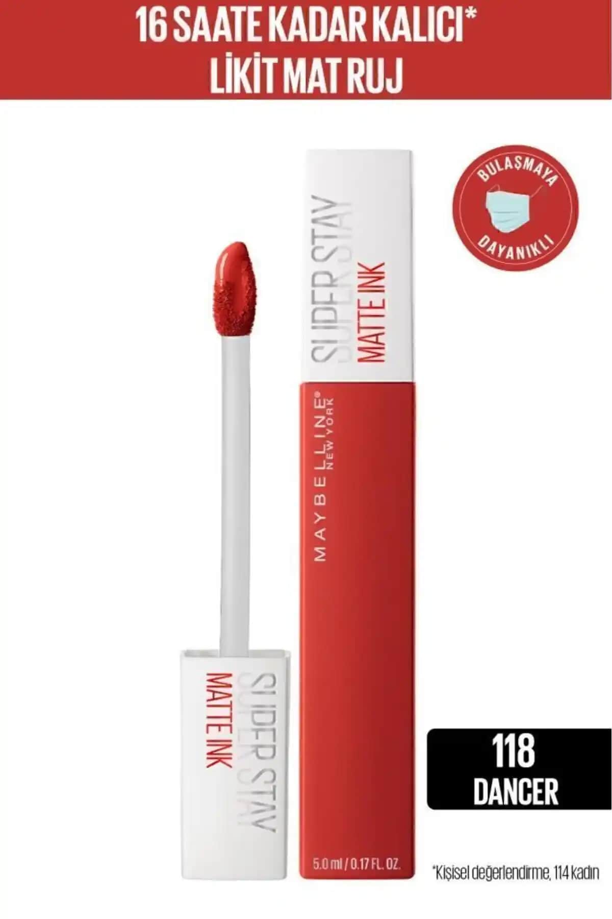 Maybelline New York Super Stay Matte Ink Renkli Rujlar Karşılaştırması ve İnceleme