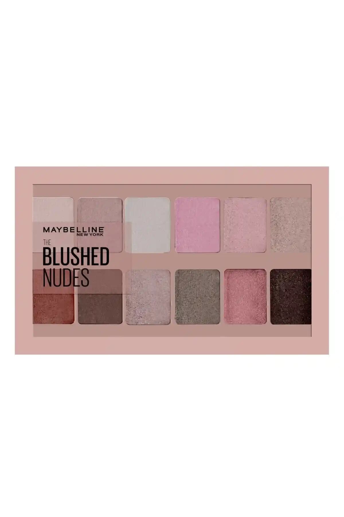 Maybelline New York The Blushed Nudes Far Paleti: Günlük ve Şık Makyaj için Ideal Tercih