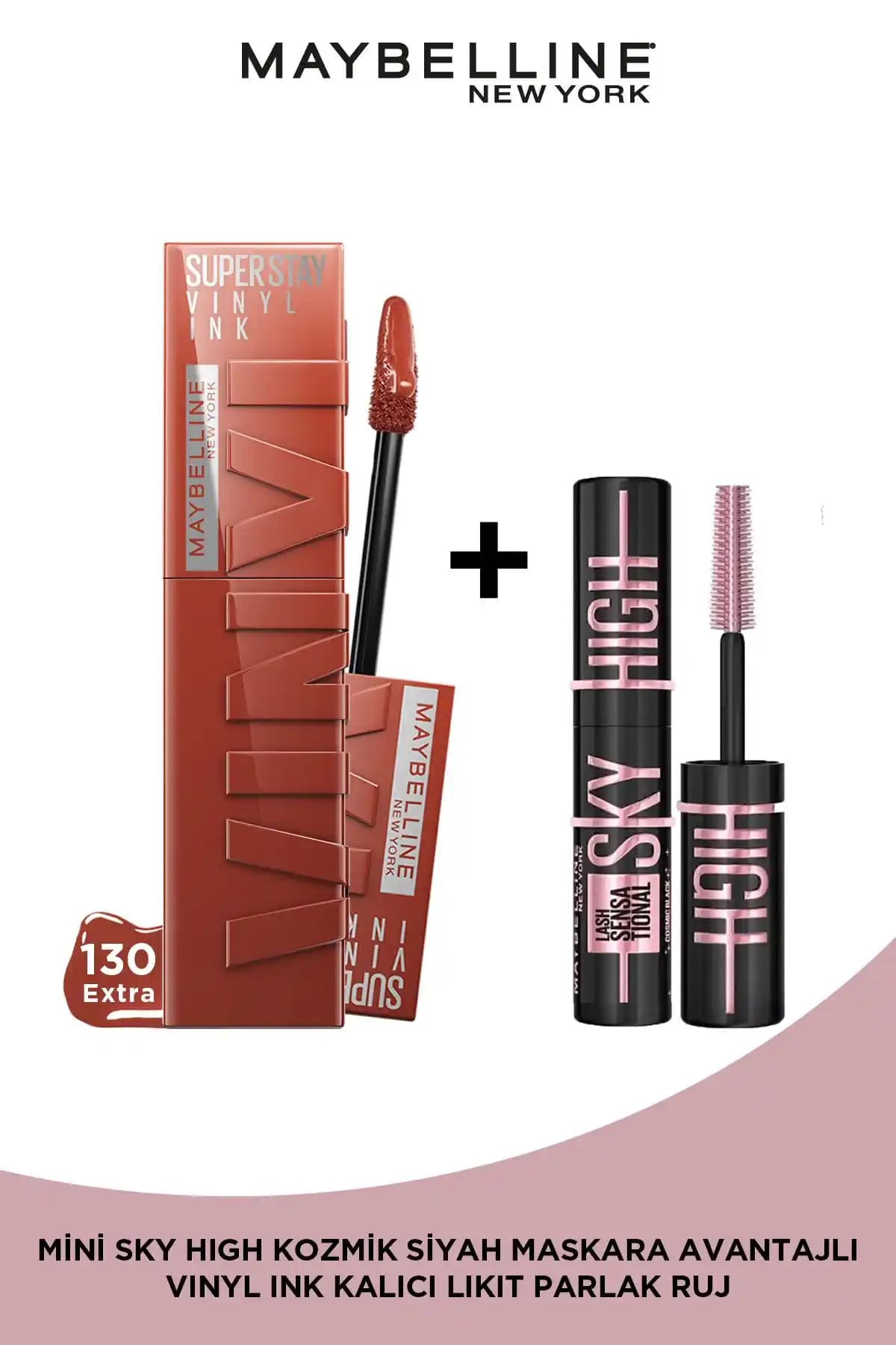 Maybelline New York Vinyl Ink ve Sky High Maskara ile Şık ve Kalıcı Makyaj Deneyimi