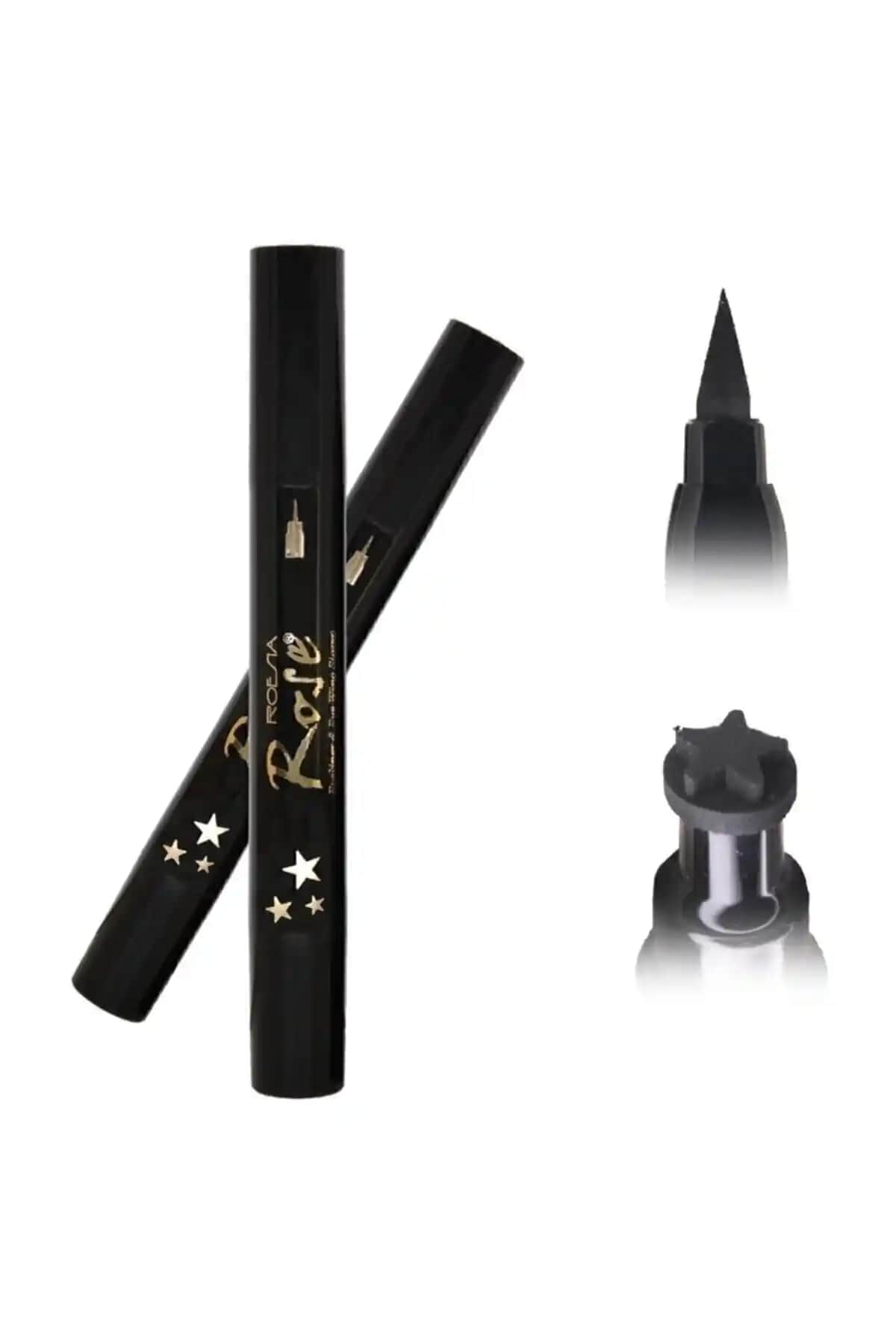 Modern Göz Makyajı İçin Yıl<dı>z Baskılı Beyaz Sıvı Eyeliner Ürünü