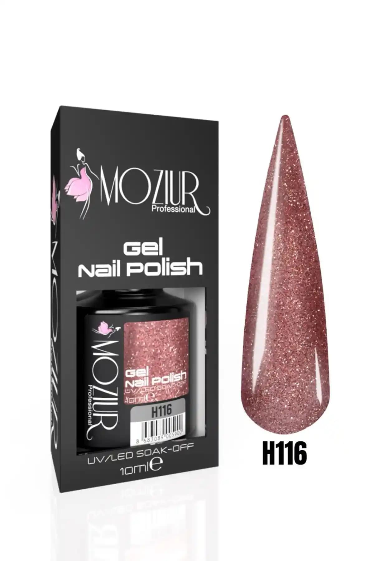 MOZIUR H116 Simli Seri UV LED Kalıcı Oje: Uzun Süreli Parlaklık ve Dayanıklılık