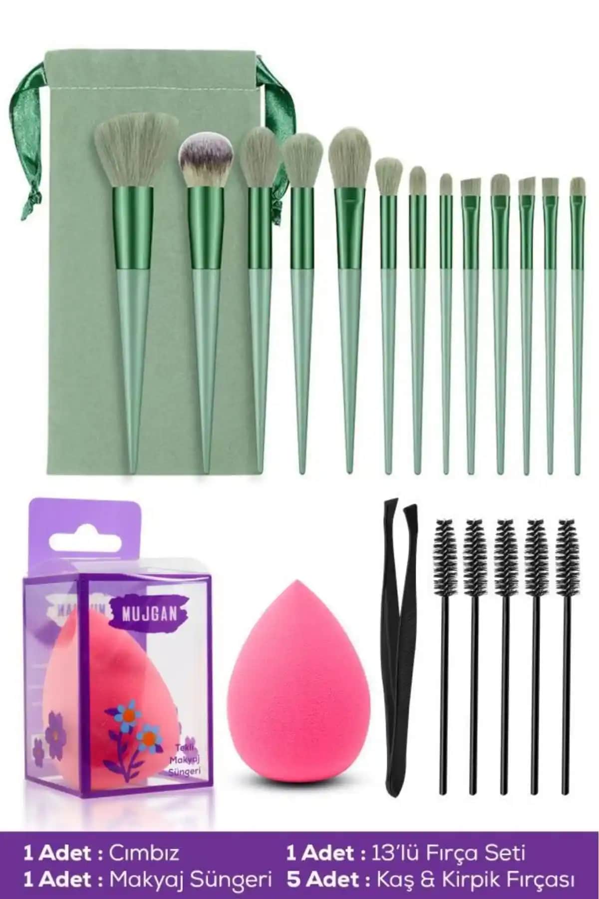 Mujgan Makyaj Fırça Seti ve Aksesuarlar: Profesyonel ve Amatör Kullanım İçin Tasarlandı