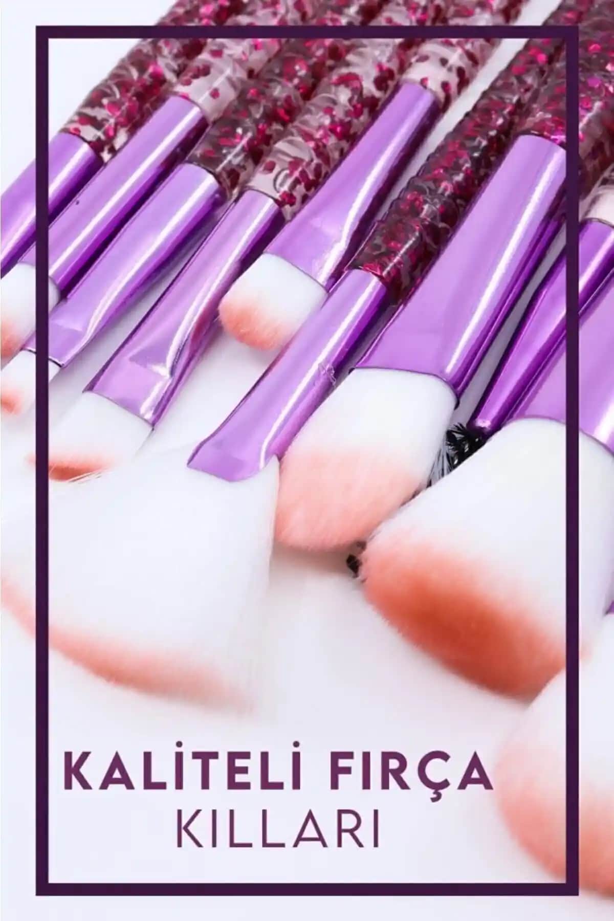 MUJGAN Udmkx 10'lu Makyaj Fırça Seti: Şık Tasarım ve Yüksek Performans