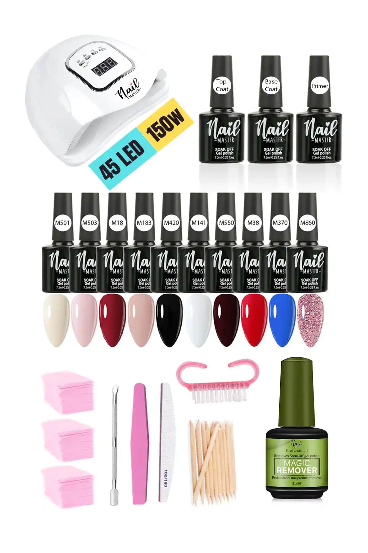 Nail Master Kalıcı Oje Seti: Renk ve Dayanıklılık Sunan Pratik ve Ekonomik Çözüm