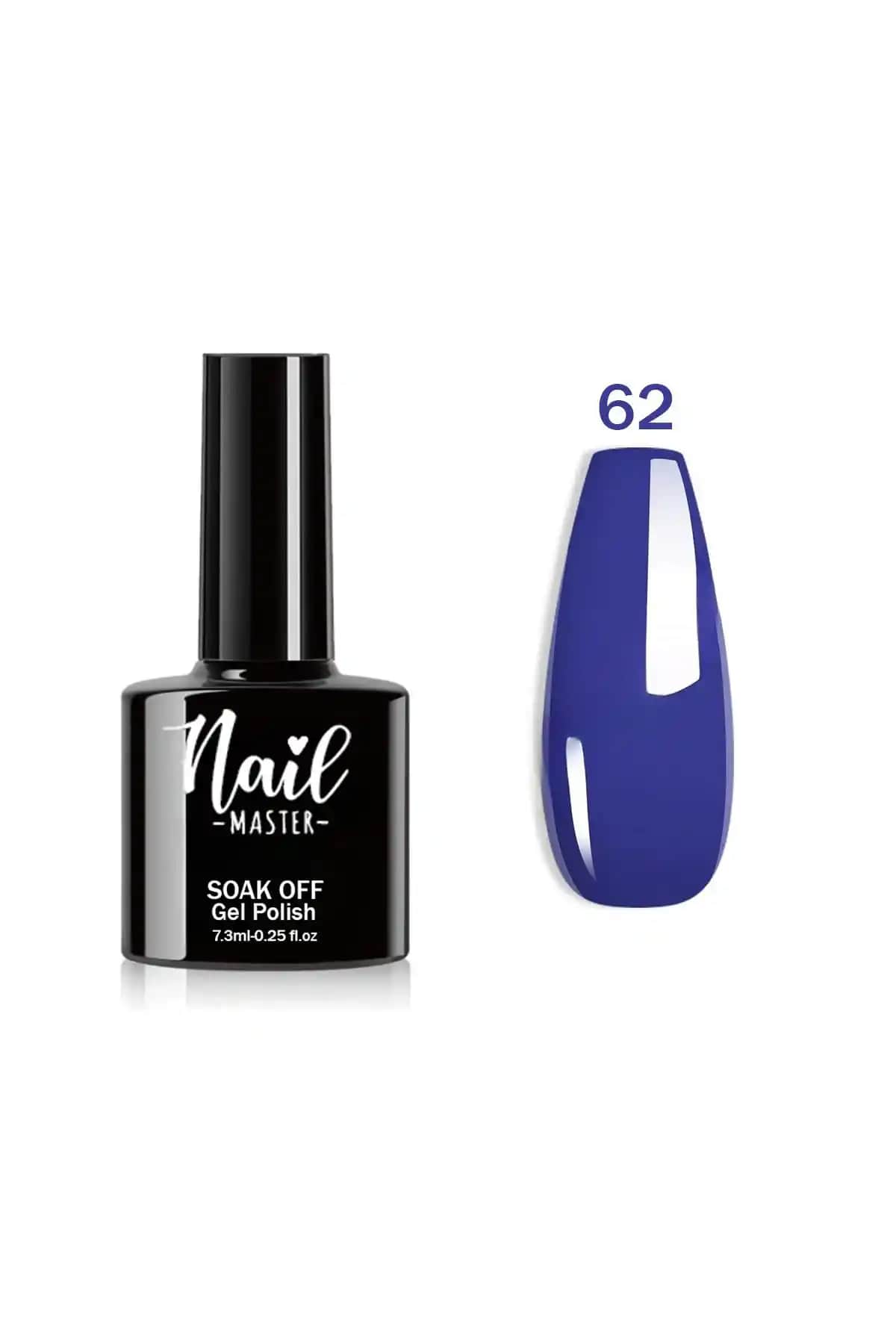 Nail Master M62 Kalıcı Oje: Uzun Süre Dayanan Canlı Mavi Renkli Tırnak Ojeleri