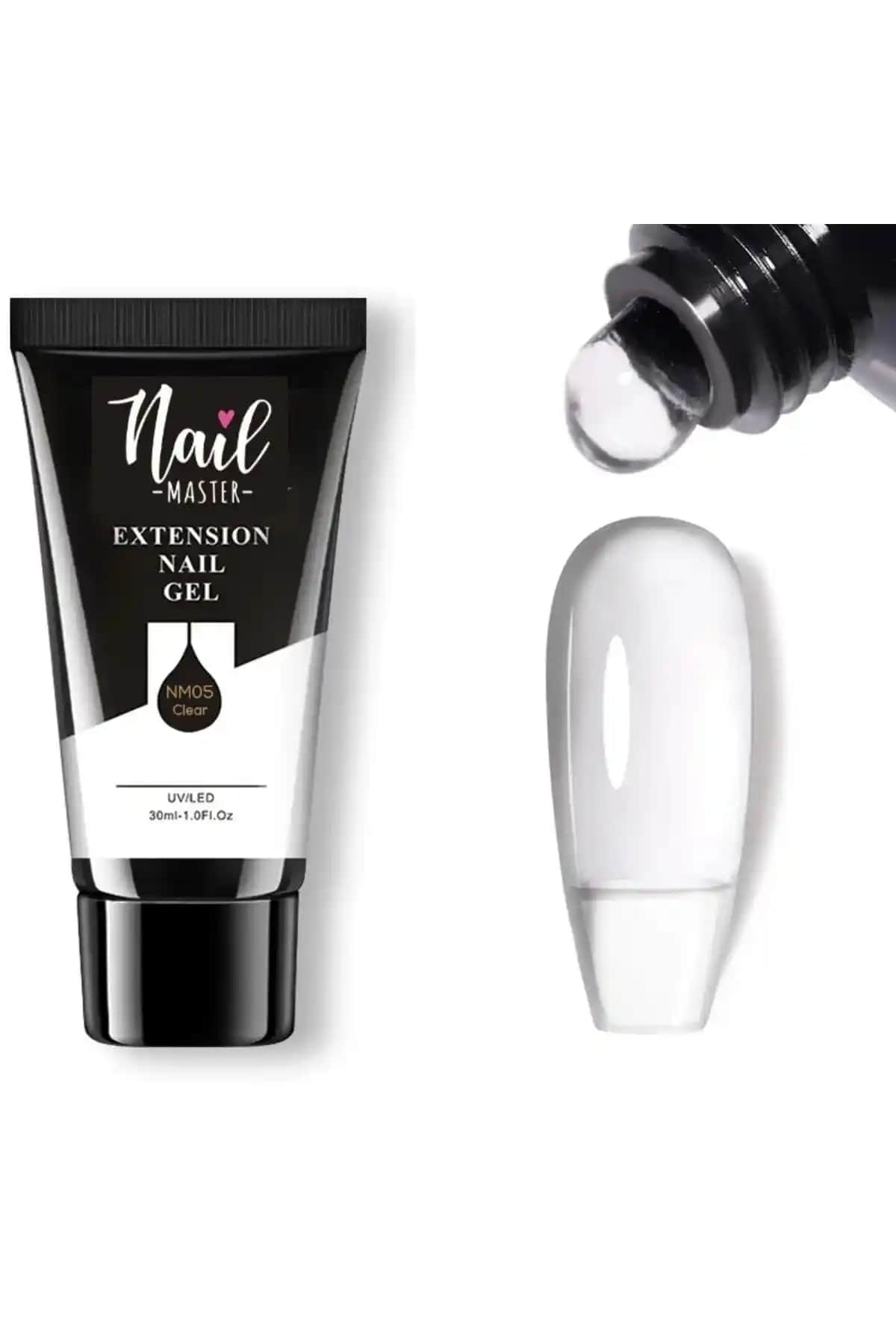 Nail Master Tırnak Uzatma Poly Jel 30ml - Dayanıklı ve Doğal Tırnak Şekillendirme Ürünü