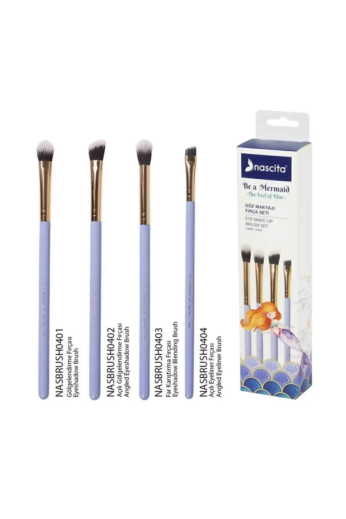 Nascita Be A Mermaid Göz Makyajı Fırça Seti: Yüksek Kaliteli ve Estetik Tasarım ile Profesyonel Makyaj Deneyimi