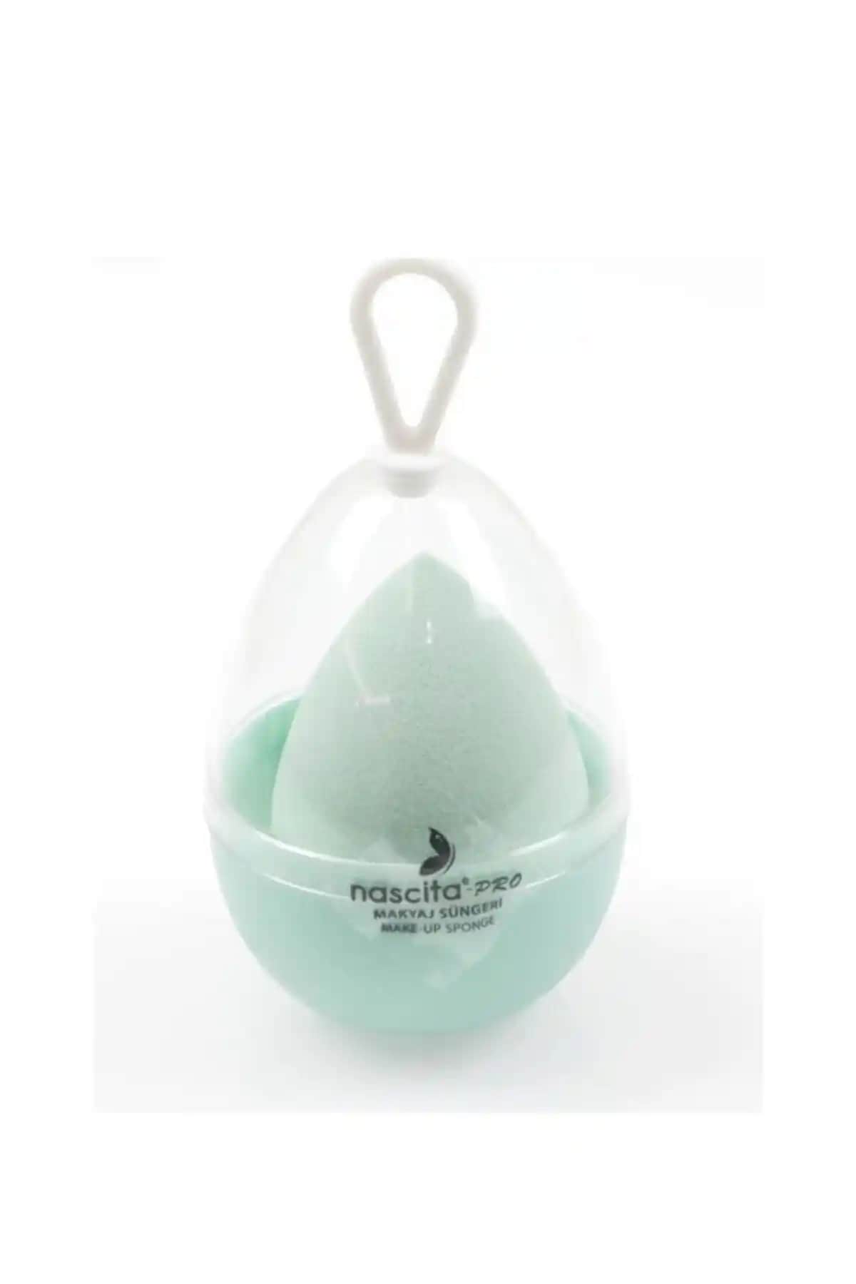 Nascita Kutulu Yeşil Makyaj Süngeri: Pratik ve Hijyenik Makyaj Uygulaması İçin