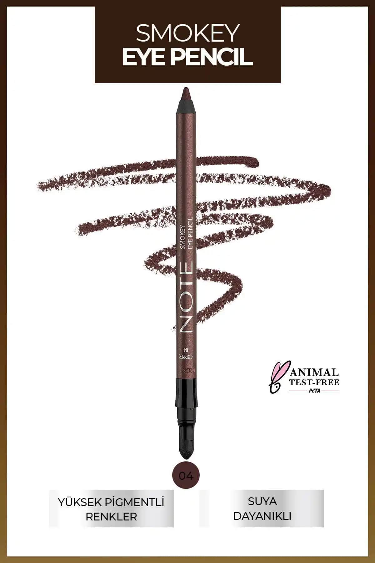 Note Cosmetics Bakır Renkli Suya ve Tere Dayanıklı Göz Kalemi Ürün İncelemesi