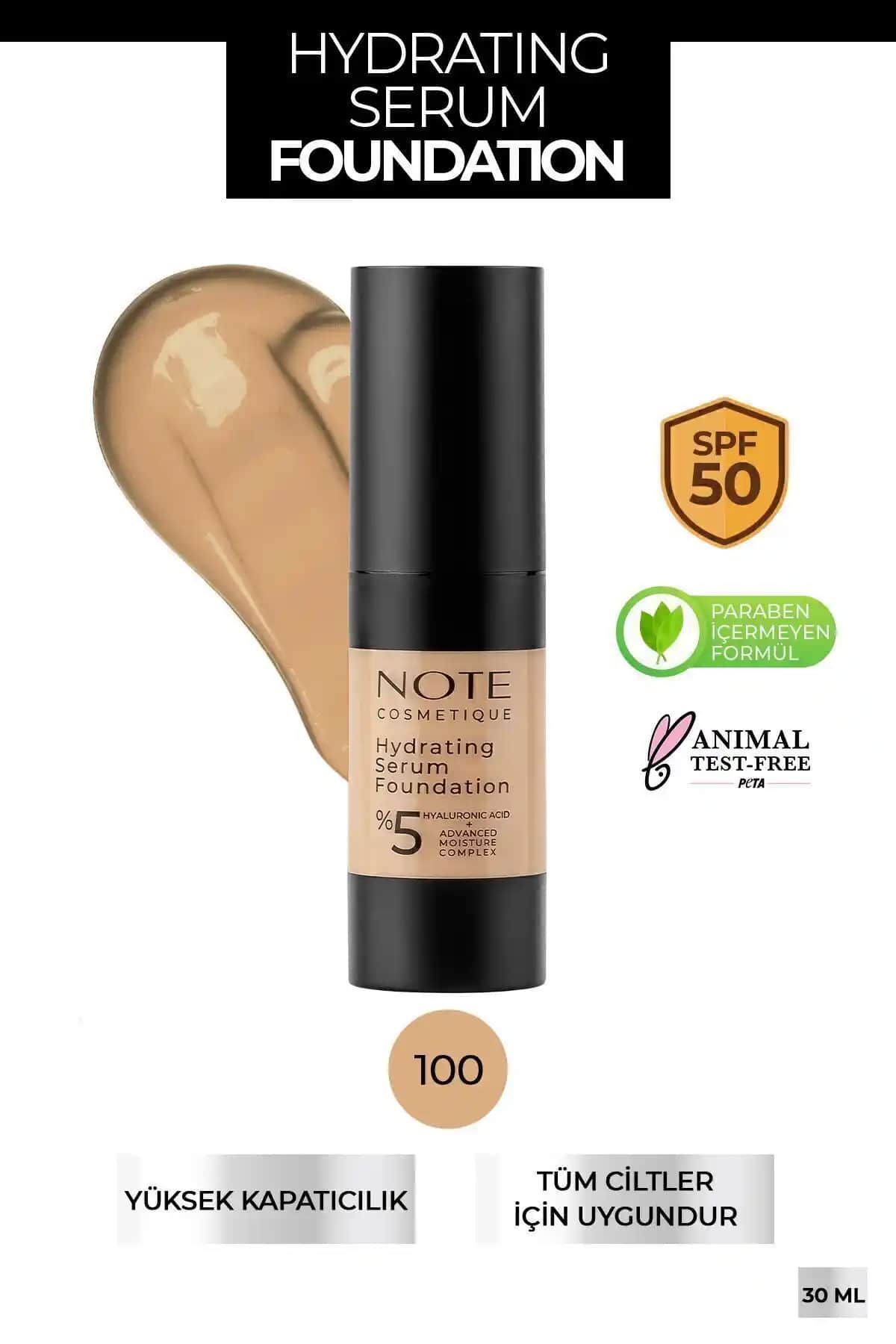 Note Cosmetics Hydrating Serum SPF 50: Yüksek Koruma ve Nemlendirme Özellikleriyle Günlük Kullanım İçin Mükemmel Bir Seçenek
