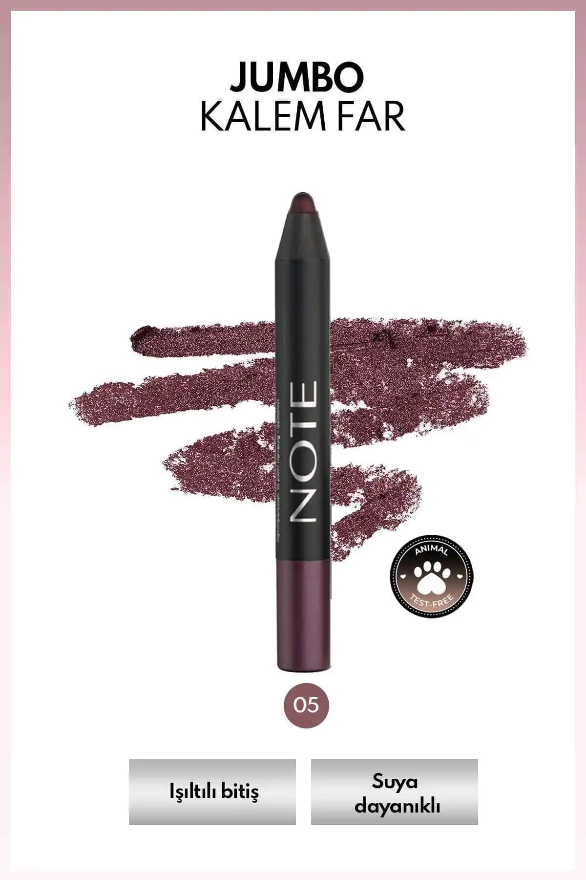 Note Cosmetics Jumbo Eyeshadow Kalemi Waterproof Mor Renkli Göz Makyajı İçin Modern Çözüm