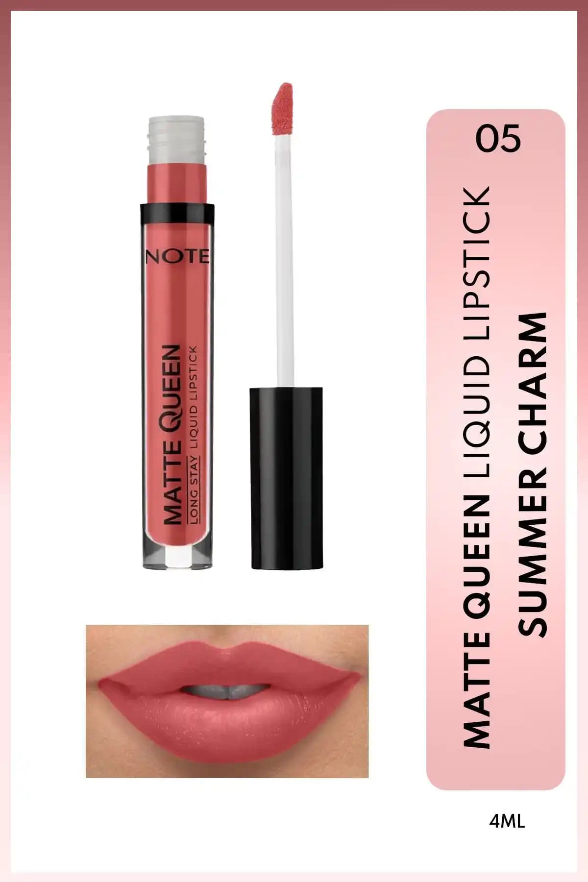 Note Cosmetics Matte Queen Lipstick: Kalıcı ve Şık Pembe Tonlarda Modern Mat Ruj