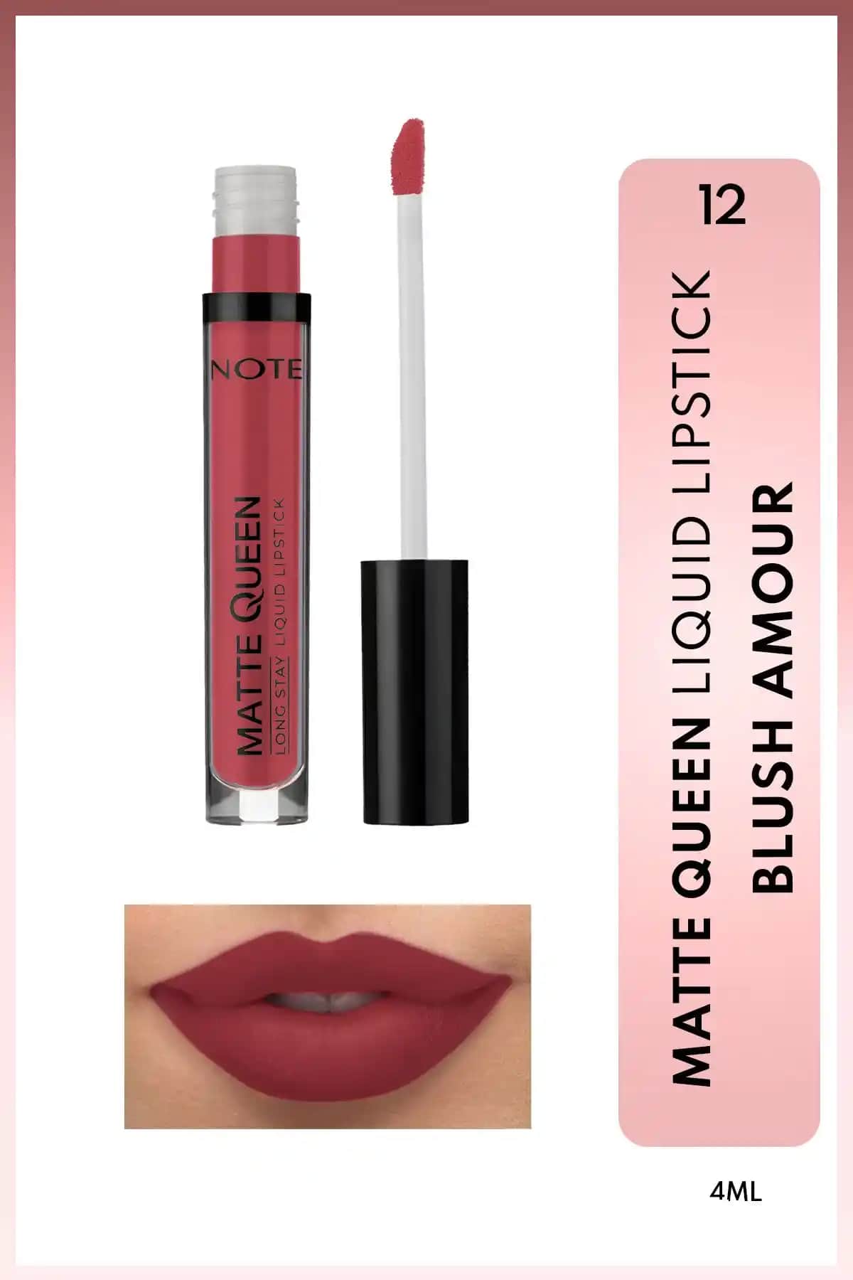 Note Cosmetics Matte Queen Lipstick: Uzun Süre Kalıcılığı ve Modern Görünüm Sunan Mat Ruj