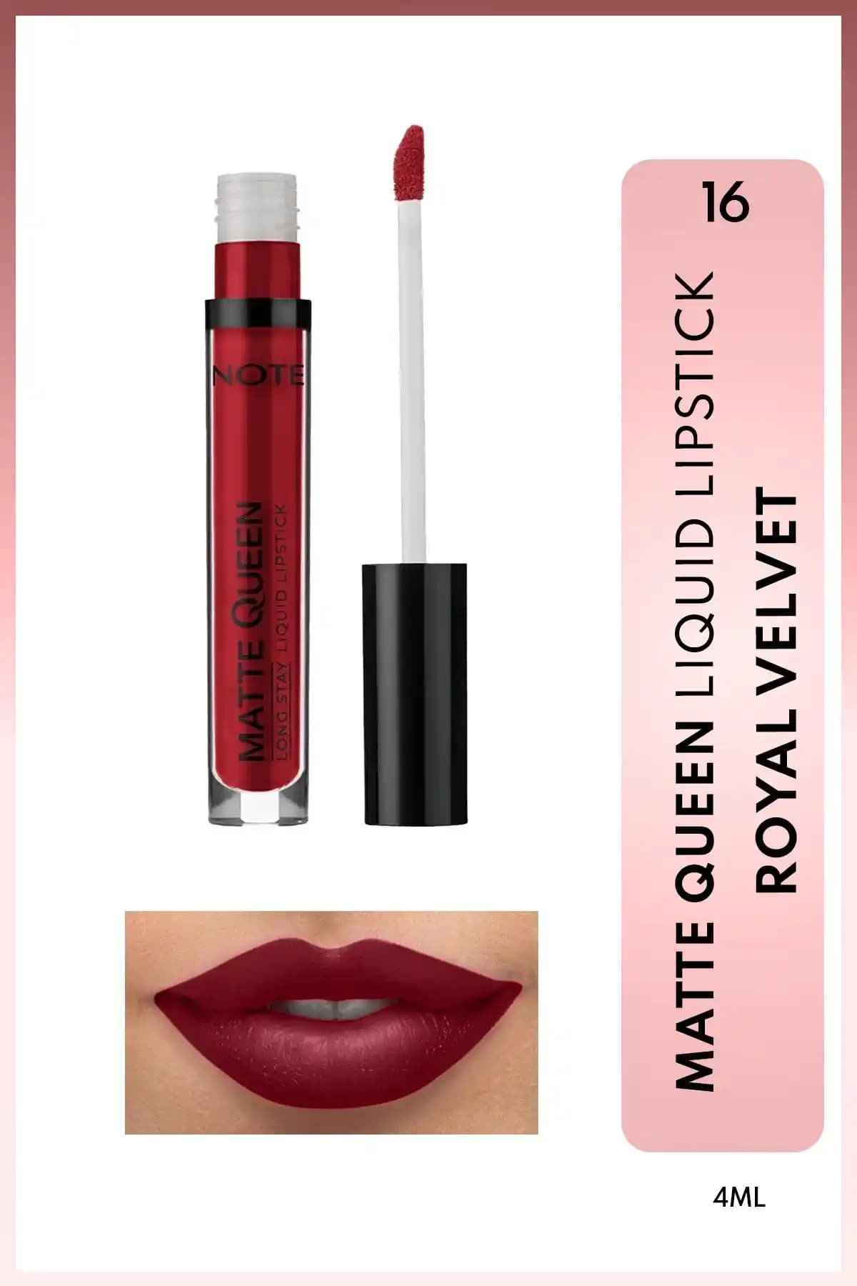 Note Cosmetics Matte Queen Ruj: Kalıcı ve Şık Mat Ruj Seçenekleri Hakkında Bilgi