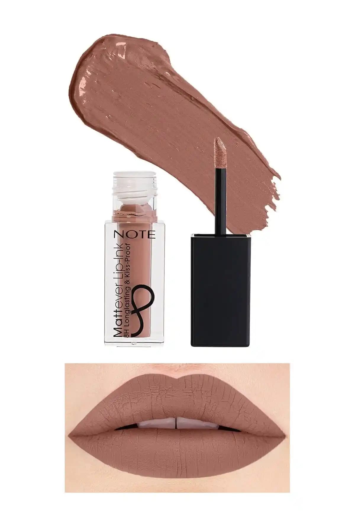 Note Cosmetics Mattever Lip-Ink Kalıcı ve Doğal Görünüm Sağlayan Likit Ruj