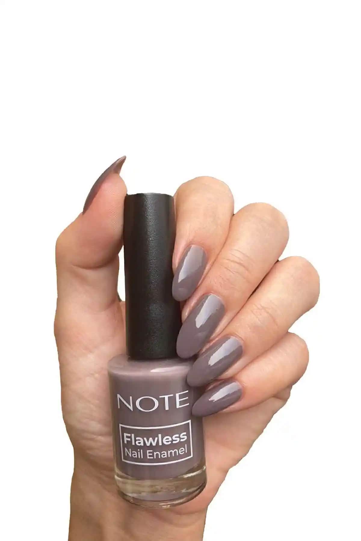 Note Cosmetics Nail Flawless Gri Stone Oje: Sağlıklı, Parlak ve Dayanıklı Yüksek Kalite Oje