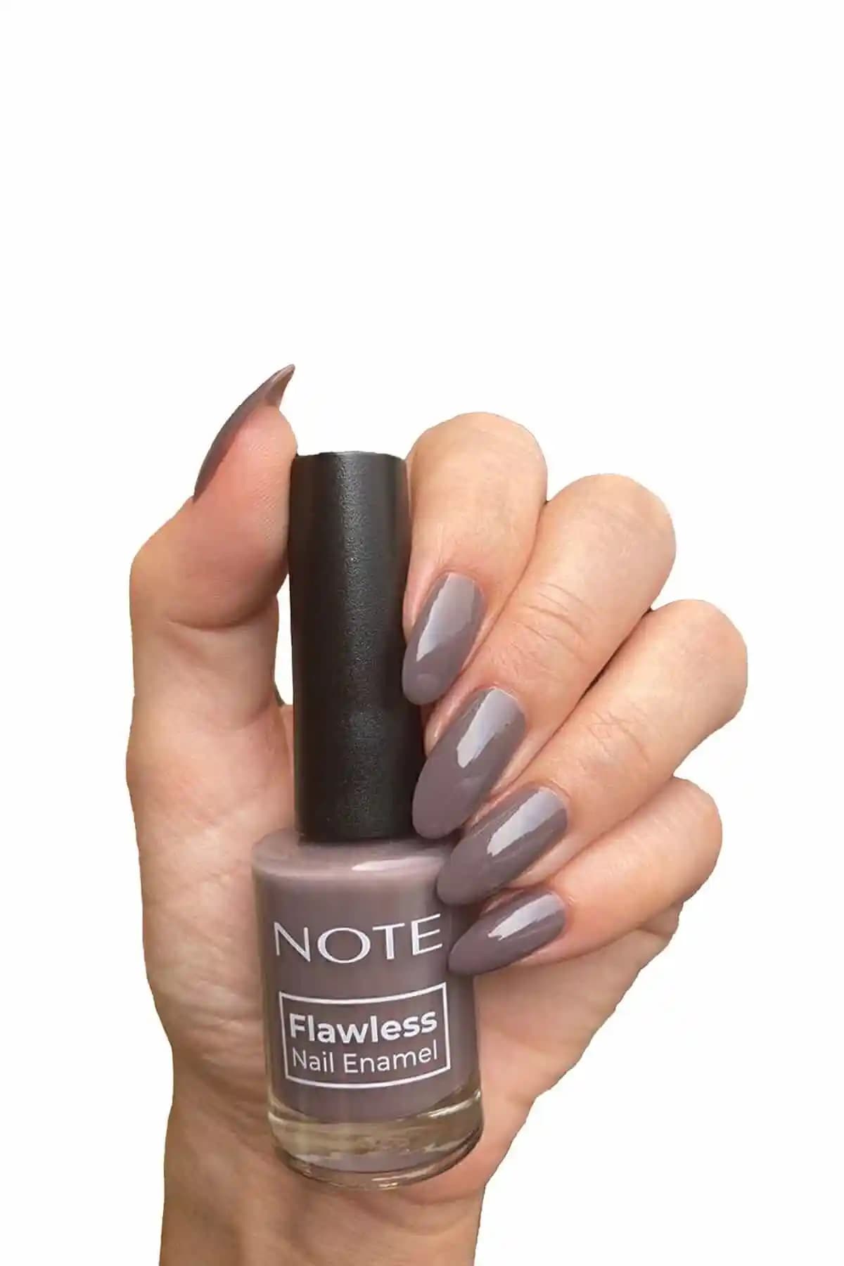 Note Cosmetics Nail Flawless Gri Stone Oje: Sağlıklı, Parlak ve Dayanıklı Yüksek Kalite Oje