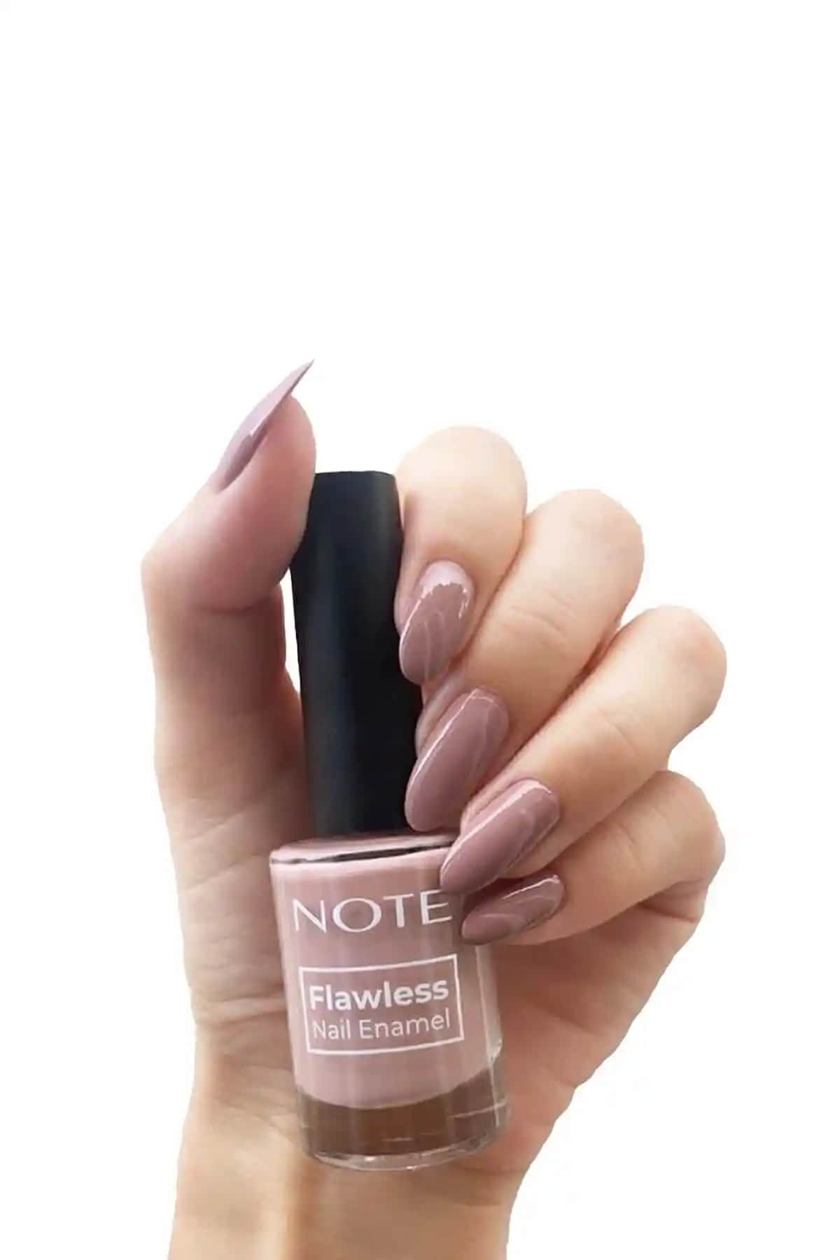 Note Cosmetics Nail Flawless Oje 63 Nude Pink Pembe Renk, Sağlıklı ve Hızlı Kuruyan Kozmetik Ürün