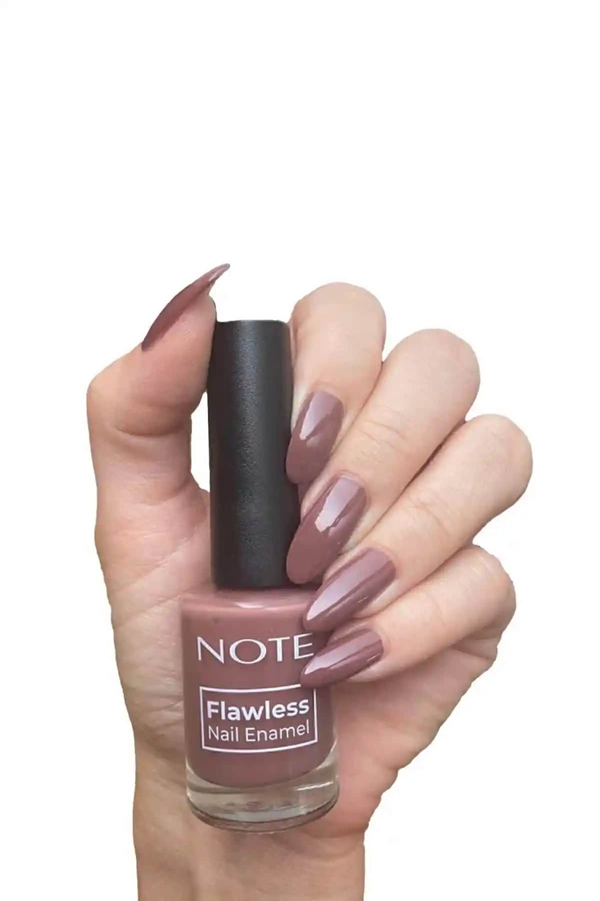 Note Cosmetics Nail Flawless Oje 67 Antique Rouge Kahverengi, Şık ve Sağlıklı Tırnaklar İçin