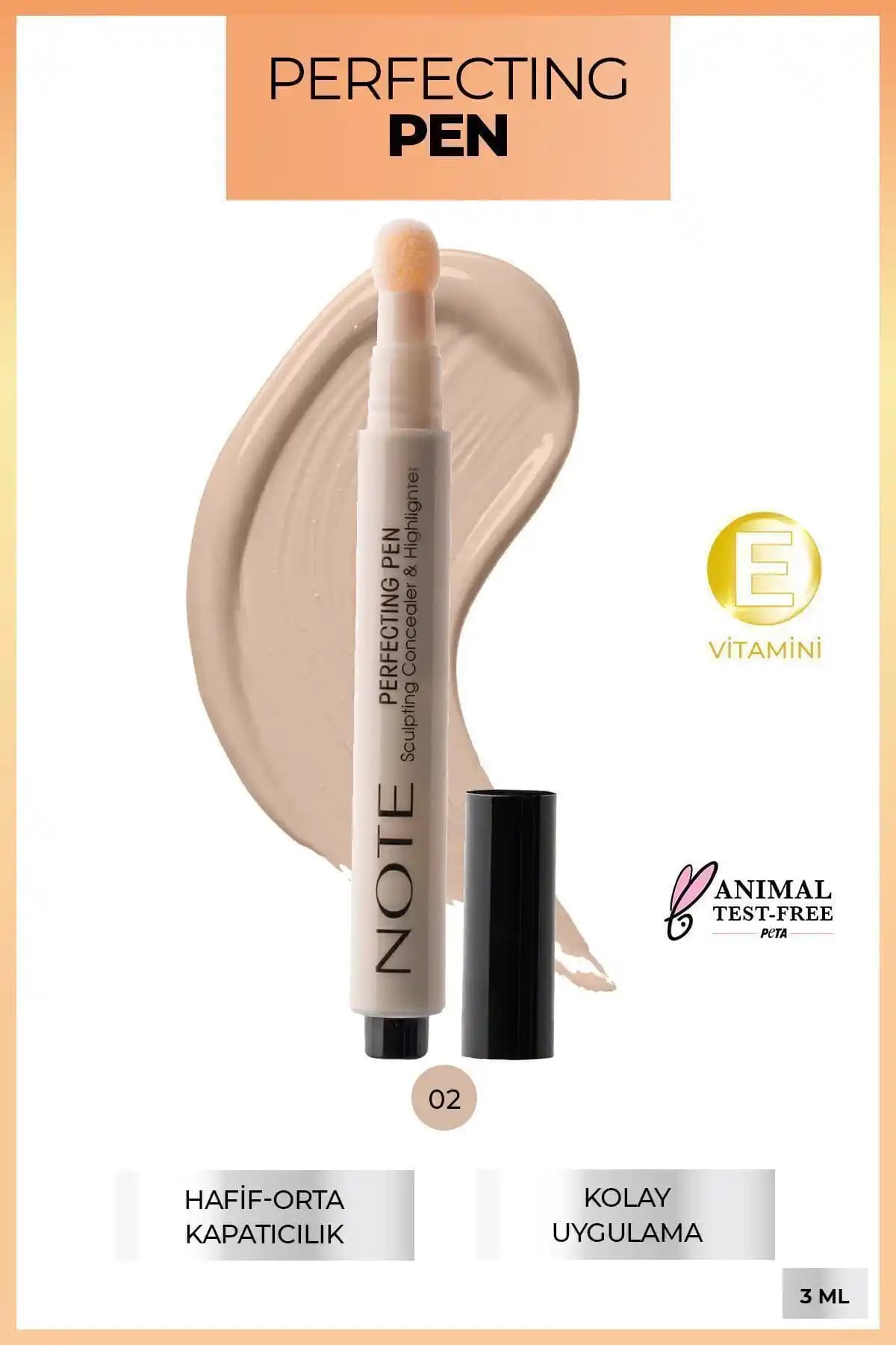 Note Cosmetics Perfecting Pen Göz Altı Aydınlatıcı ve Kapatıcı Kalem Özellikleri