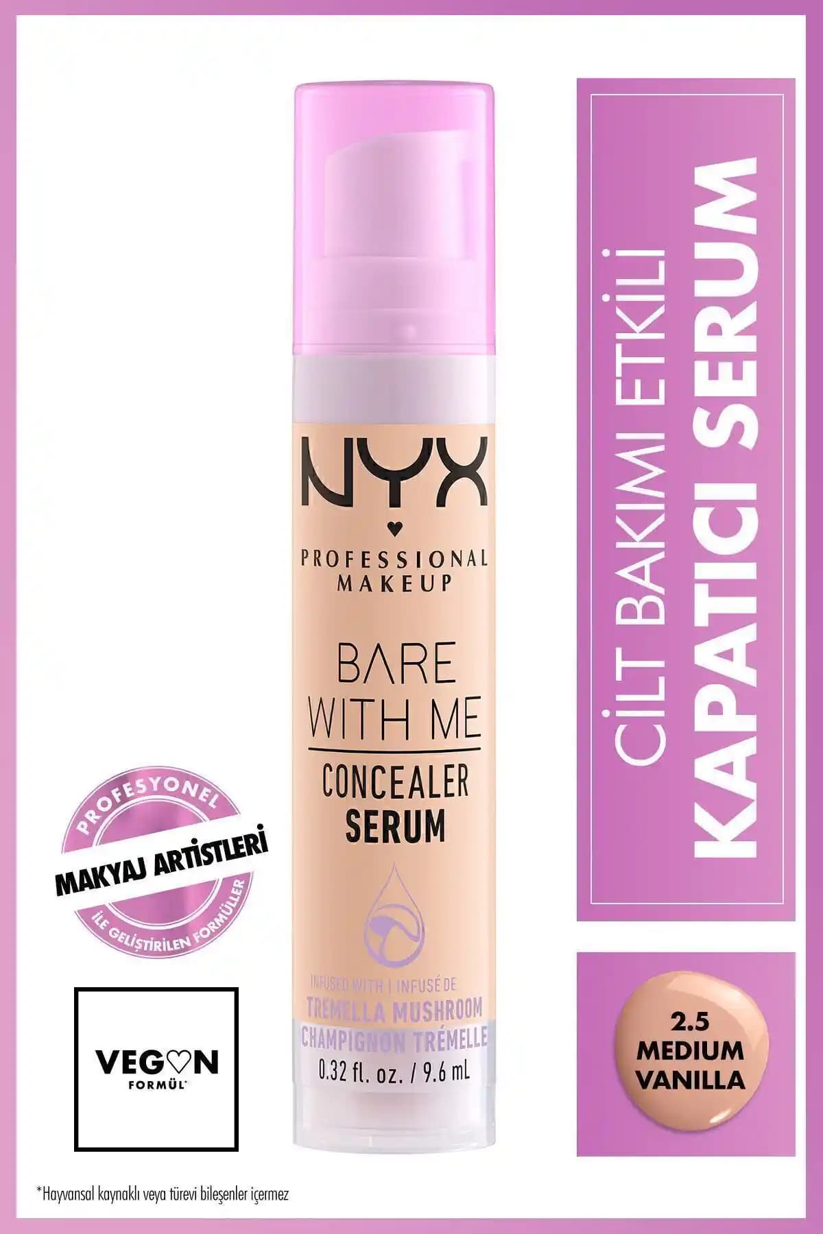 NYX Bare With Me Kapatıcı Serum ile Doğal ve Nemli Makyaj Deneyimi