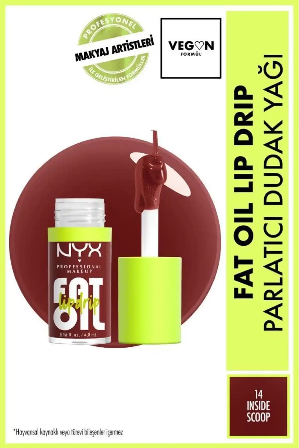 NYX Fat Oil Lip Drip Dudak Yağı: Nemli ve Parlak Dudaklar İçin Günlük Bakım